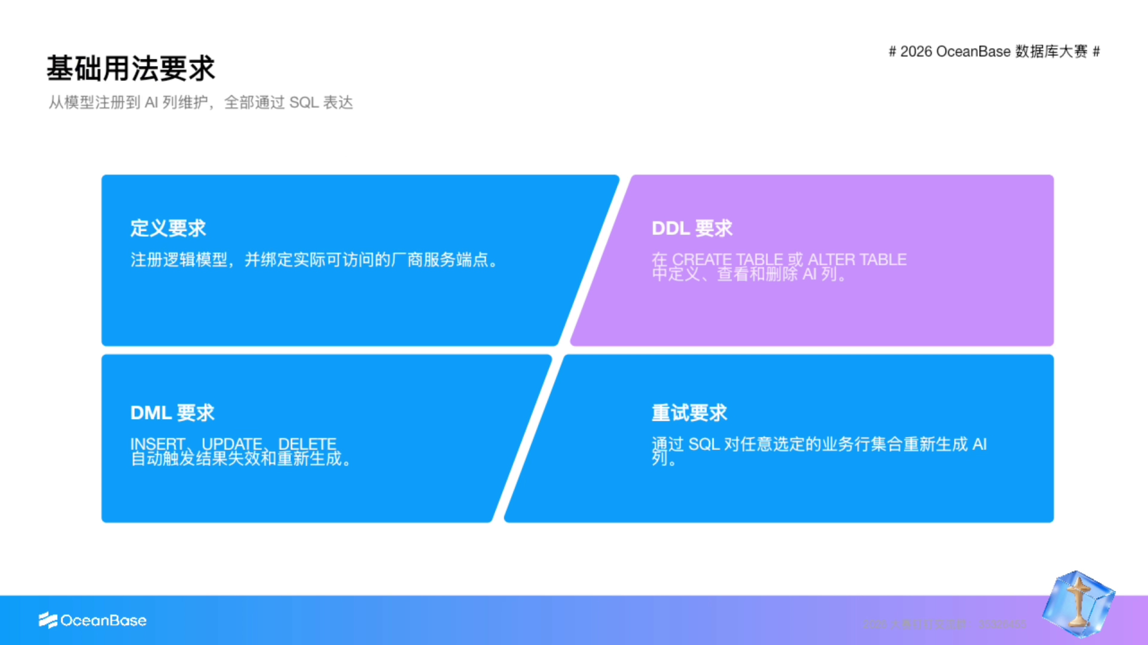 基础用法要求